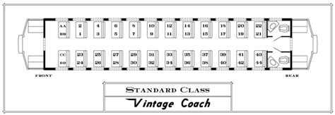 red coach seating chart.